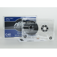 Load image into Gallery viewer, ATR Magnetics | Type II C-60 Cobalt Silver Series Cassettes