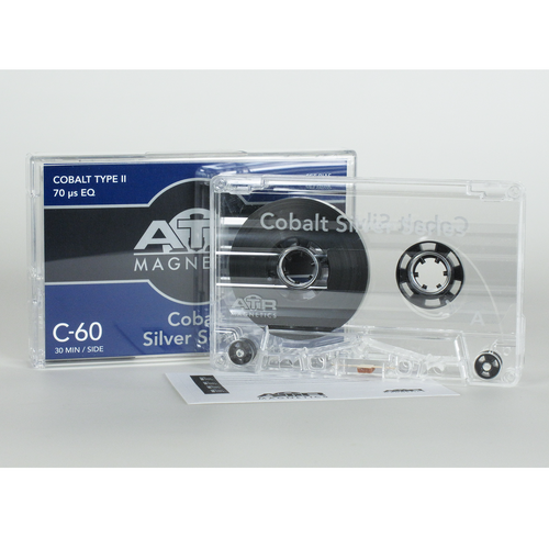 ATR Magnetics | Type II C-60 Cobalt Silver Series Cassettes