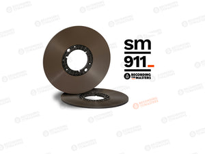 Recording The Masters SM911 1/4" x 2500' x 10.3" Audio Tape Pancake on a NAB Hub in Cardboard Box