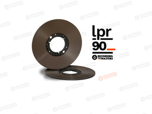 Recording The Masters LPR90 1/4" x 3608'' x 10" Audio Tape Pancake on a NAB Hub in Cardboard Box