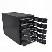 Load image into Gallery viewer, OYEN DIGITAL Mobius | 5-Bay RAID System [FW800, eSATA &amp; USB3] Front Open