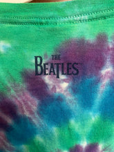 Load image into Gallery viewer, Beatles Rubber Soul Album Liquid Blue Grey Tag Tie Dye -L