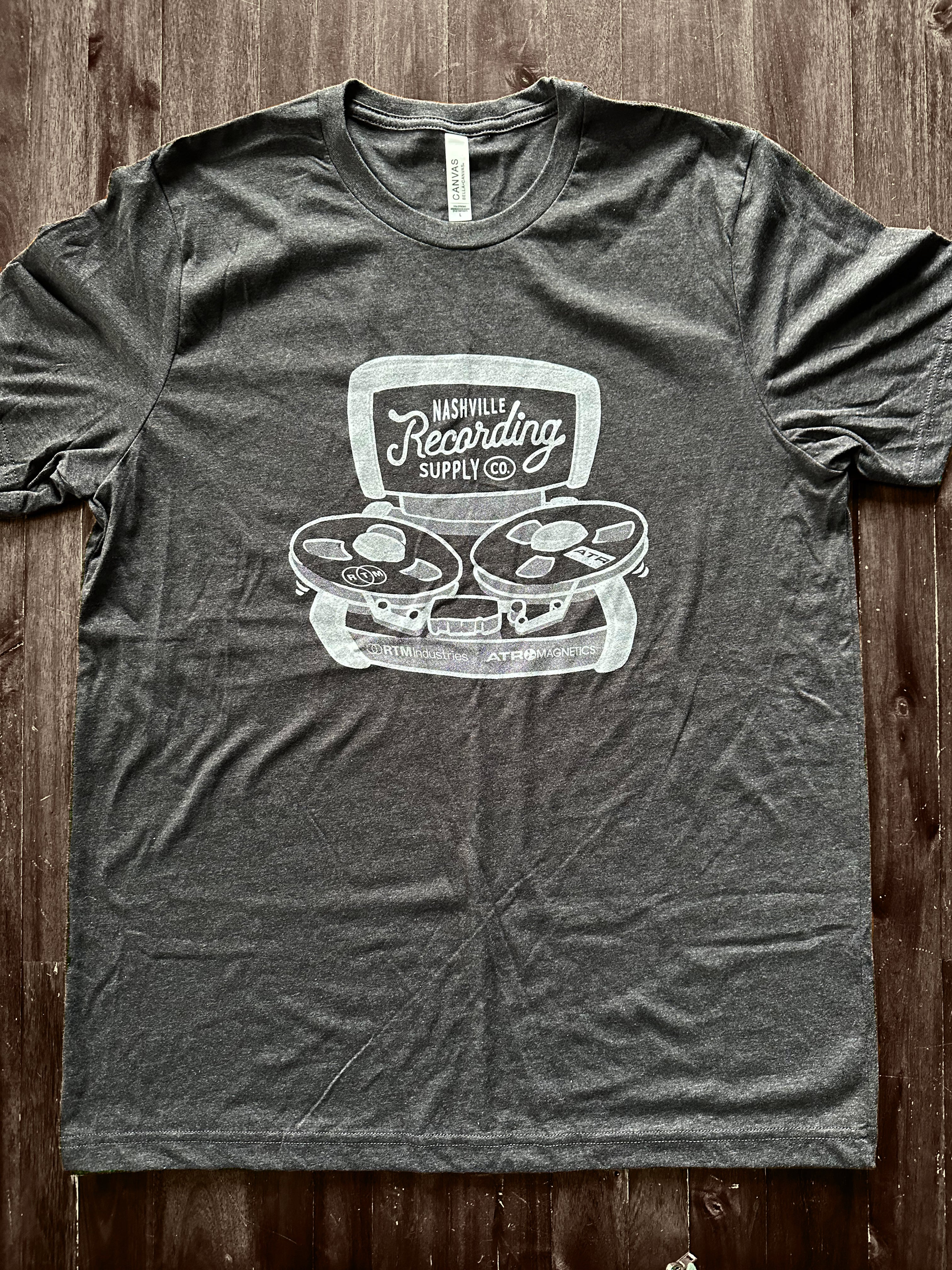 Nashville Recording Supply T-Shirt [Dark Heather Grey] S