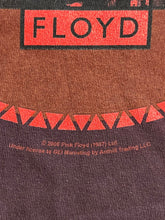 Load image into Gallery viewer, Pink Floyd Red Dye T-shirt Live Over Dyed Shirt XXL