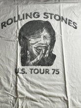 Load image into Gallery viewer, Rolling Stones T-shirt Mick Jagger Drawing 1975 U.S. Tour XL