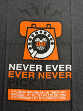 Load image into Gallery viewer, Radiohead Never Ever Phone T-shirt - Waste Clothing