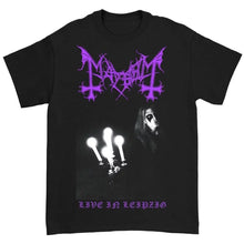 Load image into Gallery viewer, Mayhem Band Mens T-shirt- New - Live in Leipzig - Official