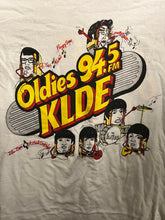 Load image into Gallery viewer, VTG Radio Art T-shirt Oldies 94.5 FM klde The Beatles Tee XL