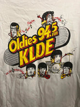 Load image into Gallery viewer, VTG Radio Art T-shirt Oldies 94.5 FM klde The Beatles Tee XL