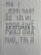 Load image into Gallery viewer, Radiohead Trapped T-shirt - In Rainbows Bodysnatchers Tee