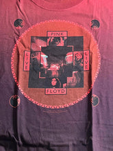 Load image into Gallery viewer, Pink Floyd Red Dye T-shirt Live Over Dyed Shirt XXL
