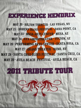 Load image into Gallery viewer, Jimi Hendrix	T-shitr 2011 Experience Hendrix