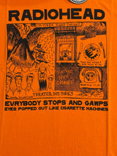 Load image into Gallery viewer, Radiohead Gawps Orange T-shirt - Waste Clothing