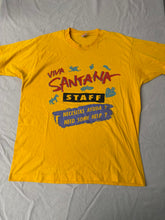 Load image into Gallery viewer, VTG Viva Santana Tour T-shirt Staff Single Stitch Tee XL