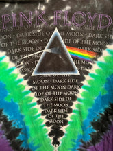 Load image into Gallery viewer, Liquid Blue Pink Floyd Tie Dye - Dark Side of the Moon Tee L