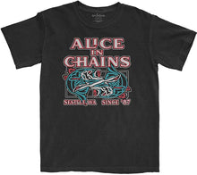 Load image into Gallery viewer, Alice in Chains Totem Fish Mens T-shirt Officially Licensed