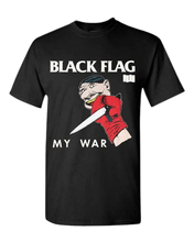 Load image into Gallery viewer, Black Flag My War Album T-shirt SST Records