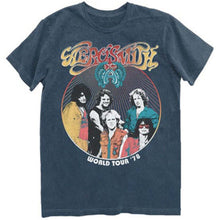 Load image into Gallery viewer, Aerosmith Band T-shirt - New/Vintage - Aerosmith World Tour Tee -Official