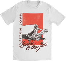 Load image into Gallery viewer, Elton John Mens T-shirt - Officially Licensed - Bennie and the Jets- Band Tees