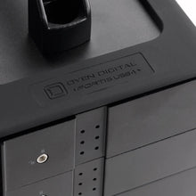 Load image into Gallery viewer, OYEN DIGITAL Fortis USB4 logo and drive-tray lock detail