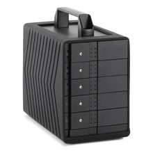 Load image into Gallery viewer, Right-side view of the Fortis USB4 five-bay drive enclosure