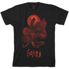 Load image into Gallery viewer, Gojira Logo Mens T-shirt Officially Licensed - Whale / Serpent