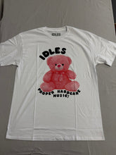 Load image into Gallery viewer, Idles Band T-shirt Proper Hardcore Music Pink Teddy Bear