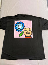 Load image into Gallery viewer, Idles Band T-shirt Fist with Flower Tee on Back Tee