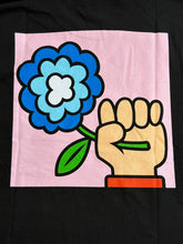 Load image into Gallery viewer, Idles Band T-shirt Fist with Flower Tee on Back Tee