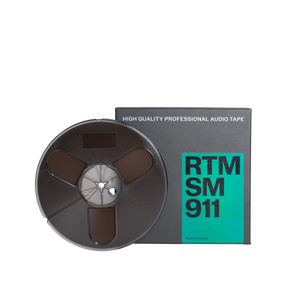 Recording The Masters SM911 1/4" x 1200' on 7" TRIDENT Plastic Reel in Hinged Box