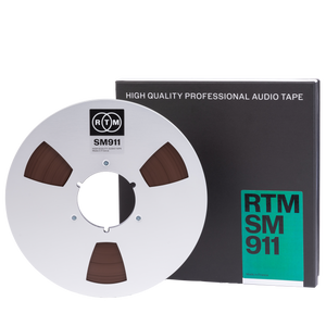 Recording The Masters SM911 1/4″ x 2,500′ on 10.5″ NAB Metal Reel in Hinged Box