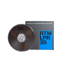 Load image into Gallery viewer, Recording The Masters LPR35 1/4″ x 1800′ on 7″ TRIDENT Plastic Reel in Hinged Box