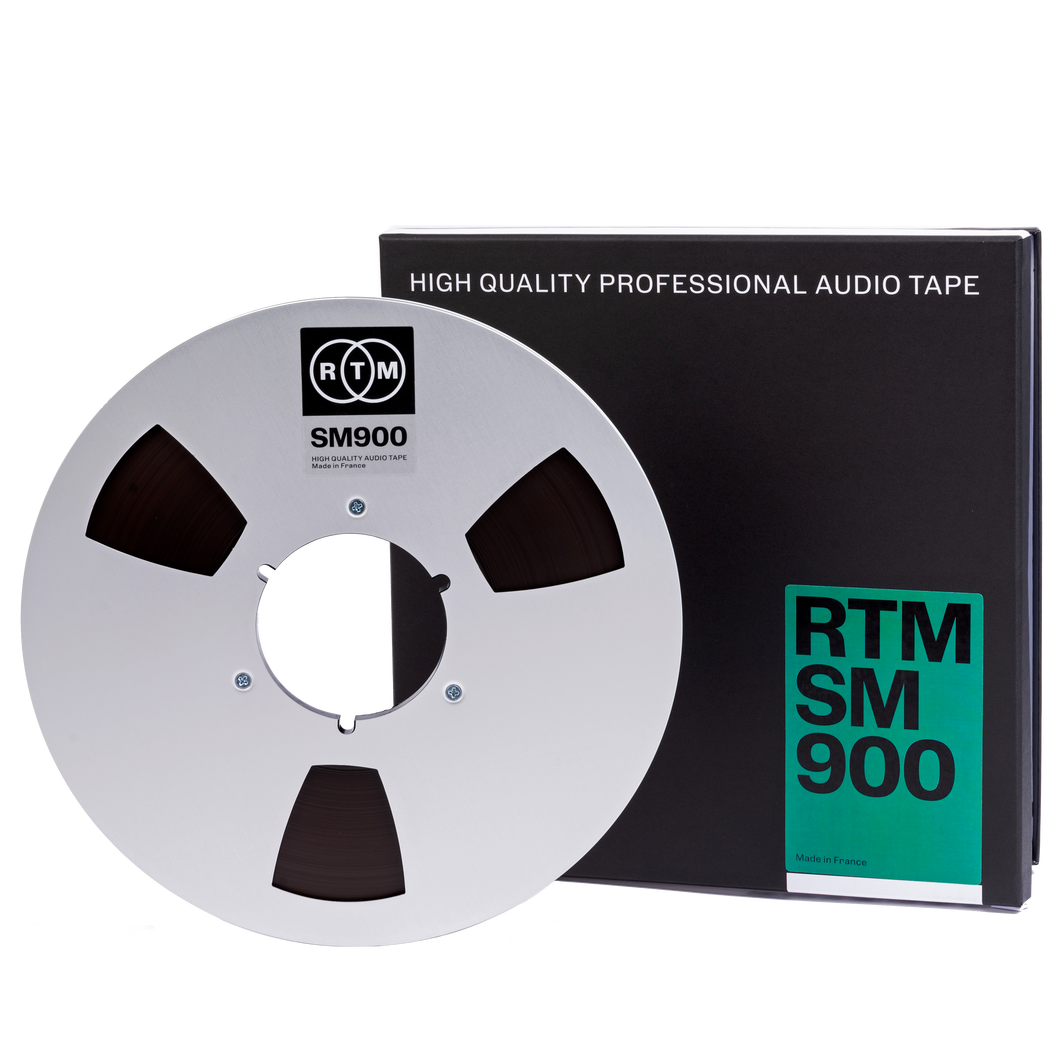 Recording The Masters SM900 1/4″ x 2,500′ on 10.5″ NAB Metal Reel in Hinged Box
