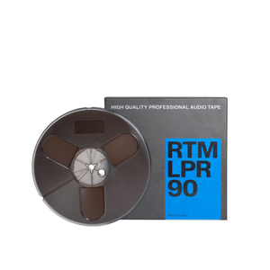 Recording The Masters LPR90 1/4″ x 1800′ on 7″ TRIDENT Plastic Reel in Hinged Box