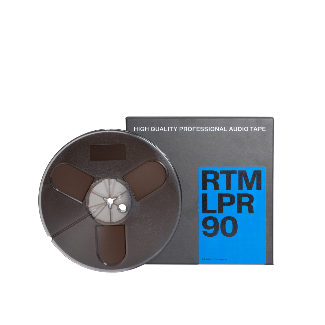 Recording The Masters LPR90 1/4″ x 1800′ on 7″ TRIDENT Plastic Reel in Hinged Box