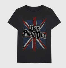 Load image into Gallery viewer, Sex Pistols Union Jack Flag Mens T-shirt