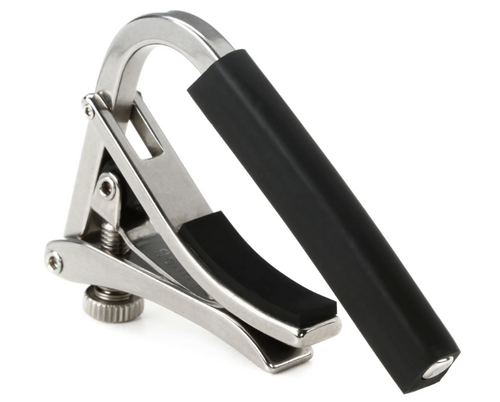 S3v Deluxe Stainless Steel Capo (for steel string guitars with extra-thick necks)