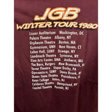 Load image into Gallery viewer, VTG Jerry Garcia Band T-shirt JGB Winter Tour 1980 Tee M