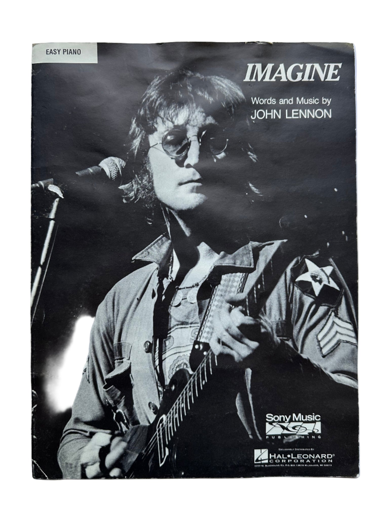 Vintage John Lennon “Imagine” Sheet Music – Nashville Recording Supply