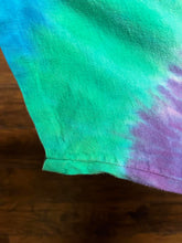 Load image into Gallery viewer, Beatles Rubber Soul Album Liquid Blue Grey Tag Tie Dye -L