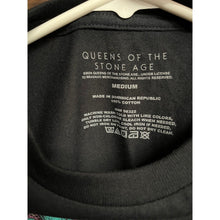 Load image into Gallery viewer, Queens of the Stone Age Mens T-shirt - Snake &amp; Dagger Blacklight Licensed / New