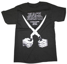 Load image into Gallery viewer, Black Flag Band T-shirt Everything went Black Album Tee SST Records