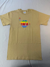 Load image into Gallery viewer, Phish T-shirt - Classic Phish Fish Logo Rainbow Tan 2007 S