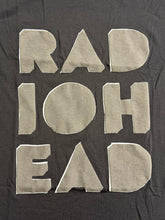 Load image into Gallery viewer, Radiohead Band T-shirt Debossed - Fabric Lettering Waste Clothing