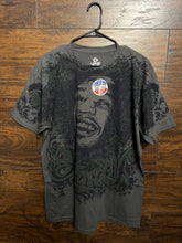 Load image into Gallery viewer, Jimi Hendrix Big Face T-shirt - Hendrix AOP Liquid Blue XL