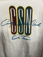 Load image into Gallery viewer, VTG Crosby Stills &amp; Nash On Tour Sweatshirt 1988 CSN Tour -M