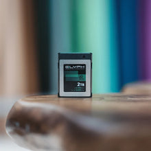 Load image into Gallery viewer, GLYPH Capture+ 2TB CFexpress Type B 4.0 memory card on display