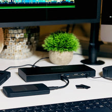 Load image into Gallery viewer, GLYPH Thunderbolt 3 Dock in a desktop video editing workstation