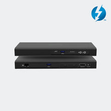 Load image into Gallery viewer, Front and rear connections on the GLYPH Thunderbolt 3 Dock