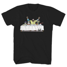 Load image into Gallery viewer, Gorillaz Dinner Table Band T-shirt - Jamie Hewlett Rise of the Ogre Tee